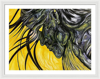 Yellow Eye2 - Framed Print