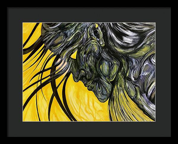Yellow Eye2 - Framed Print