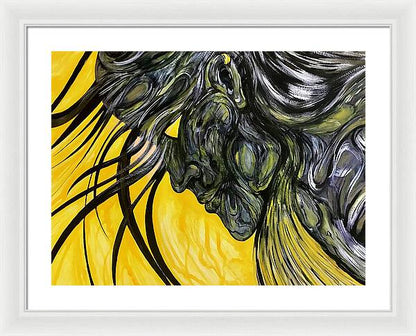 Yellow Eye2 - Framed Print