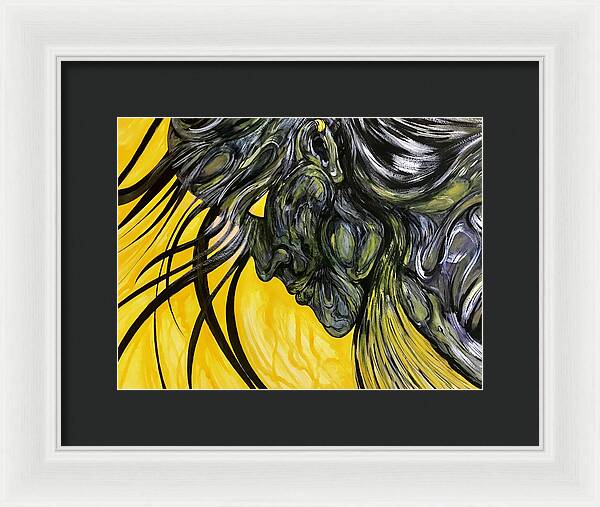 Yellow Eye2 - Framed Print
