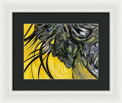 Yellow Eye2 - Framed Print