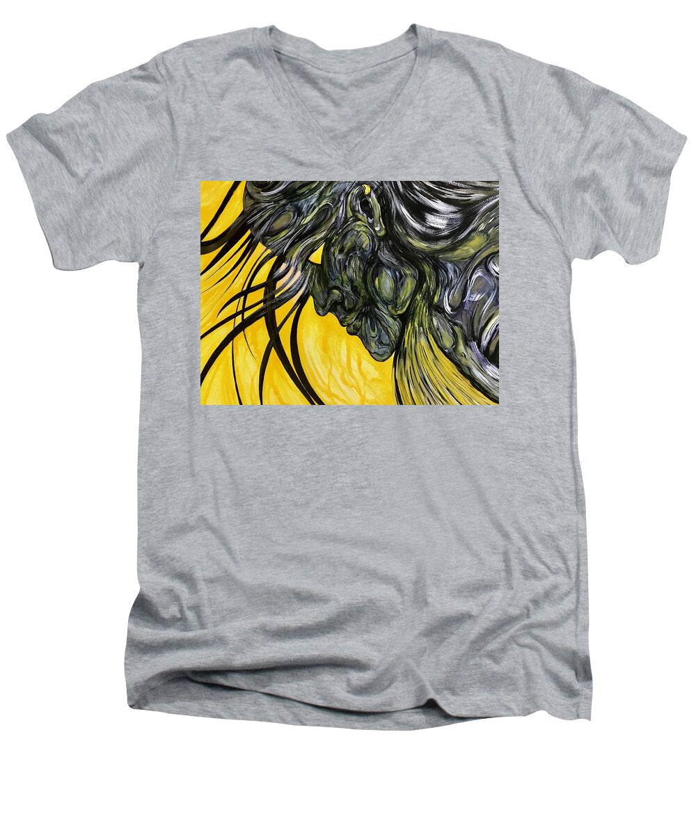 Yellow Eye2 - Men's V-Neck T-Shirt
