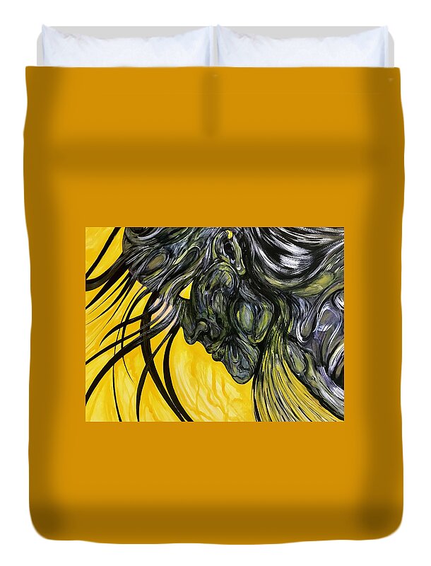 Yellow Eye2 - Duvet Cover