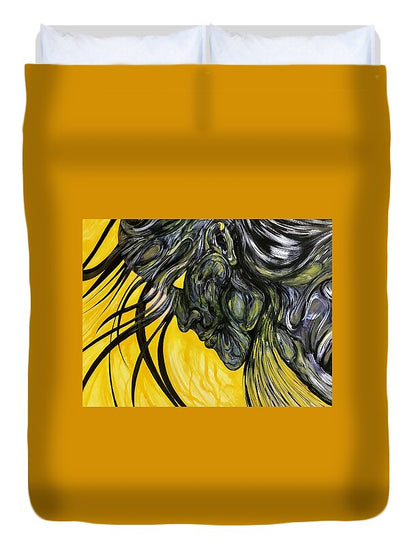 Yellow Eye2 - Duvet Cover