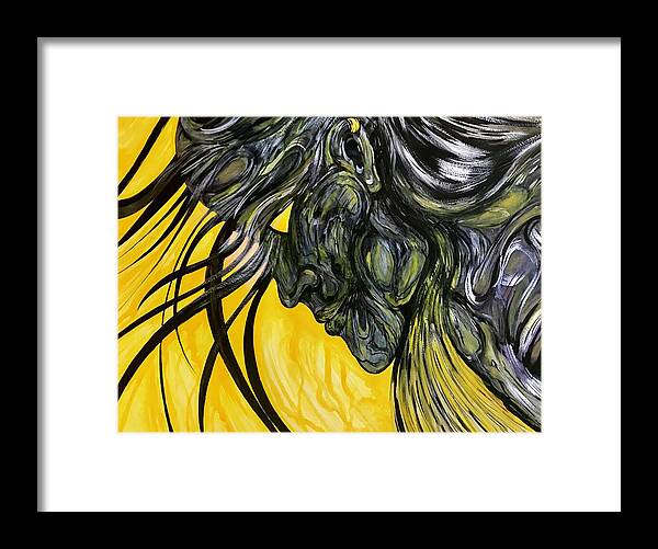 Yellow Eye2 - Framed Print