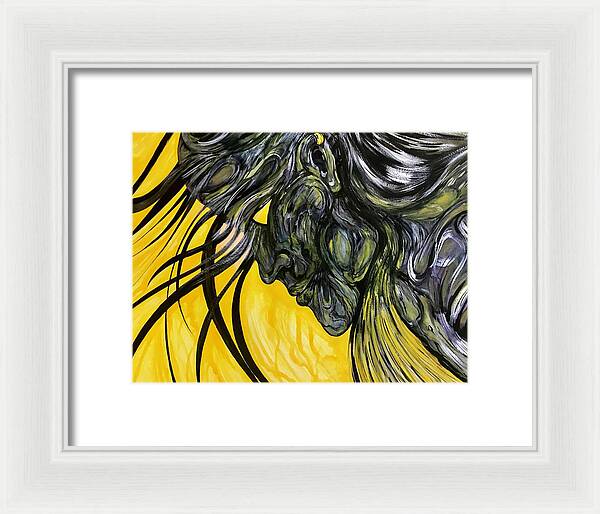 Yellow Eye2 - Framed Print