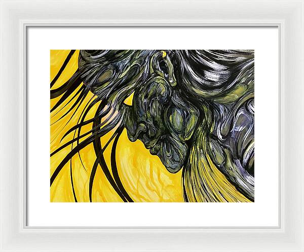 Yellow Eye2 - Framed Print