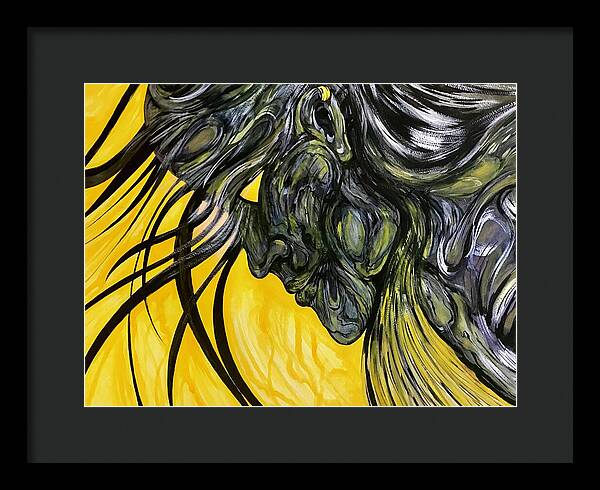 Yellow Eye2 - Framed Print