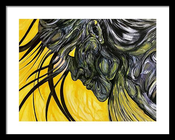 Yellow Eye2 - Framed Print