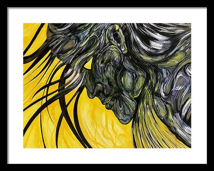 Yellow Eye2 - Framed Print